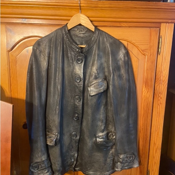 Numero 10 leather jacket - Picture 6 of 16